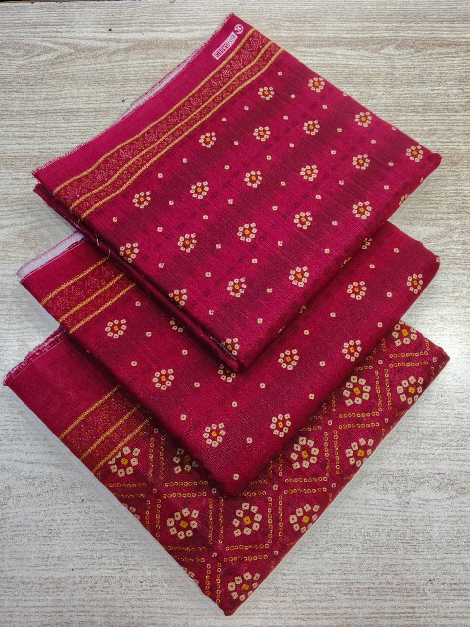 Bin Saeed Khaddar Printed 3 Piece Unstitched Suit