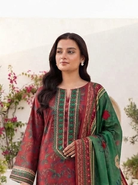 Bonanza Satrangi Linen 3pc