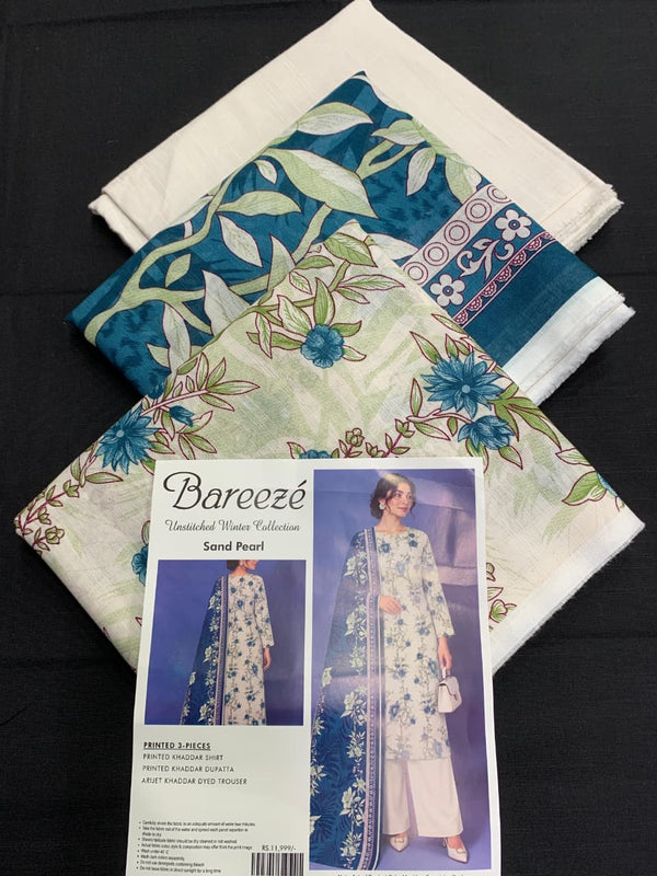 Bareeze Khaddar 3 Piece