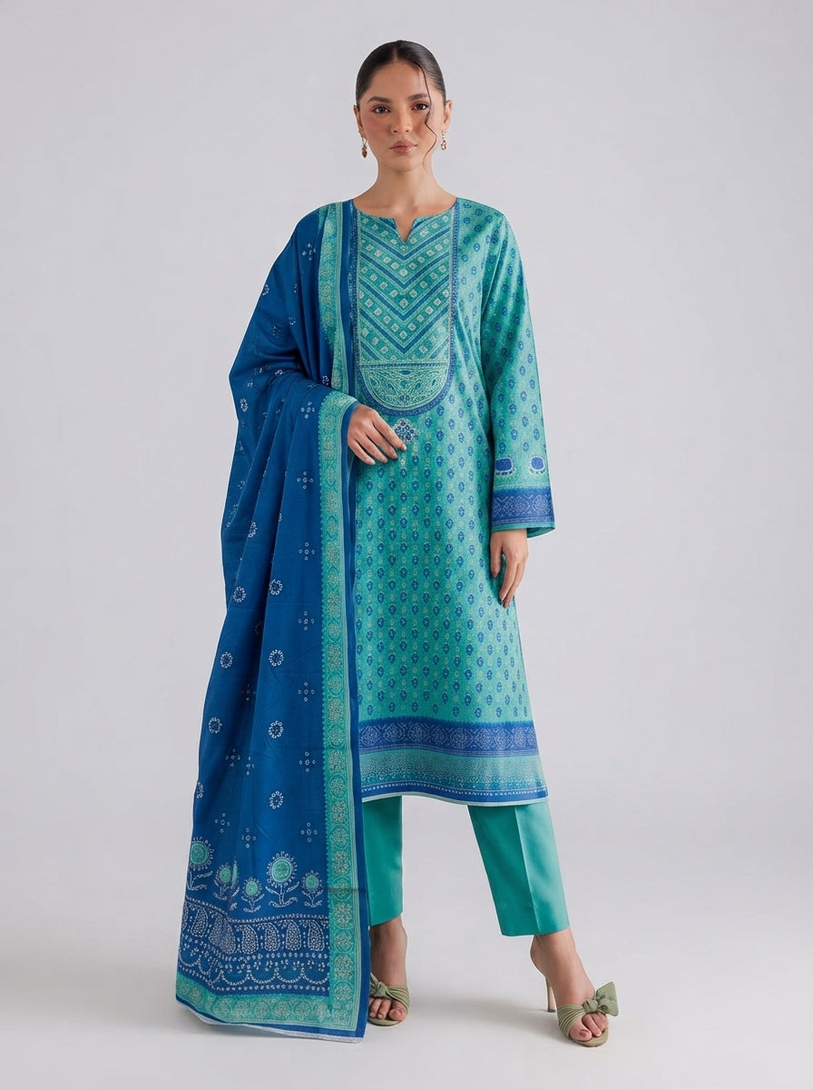 Bundle of 10 | Bonanza Satrangi | Unstitched 3 Piece Linen