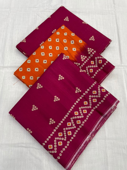 Bin Saeed Khaddar 3 Piece Unstitched Suit – Printed Collection