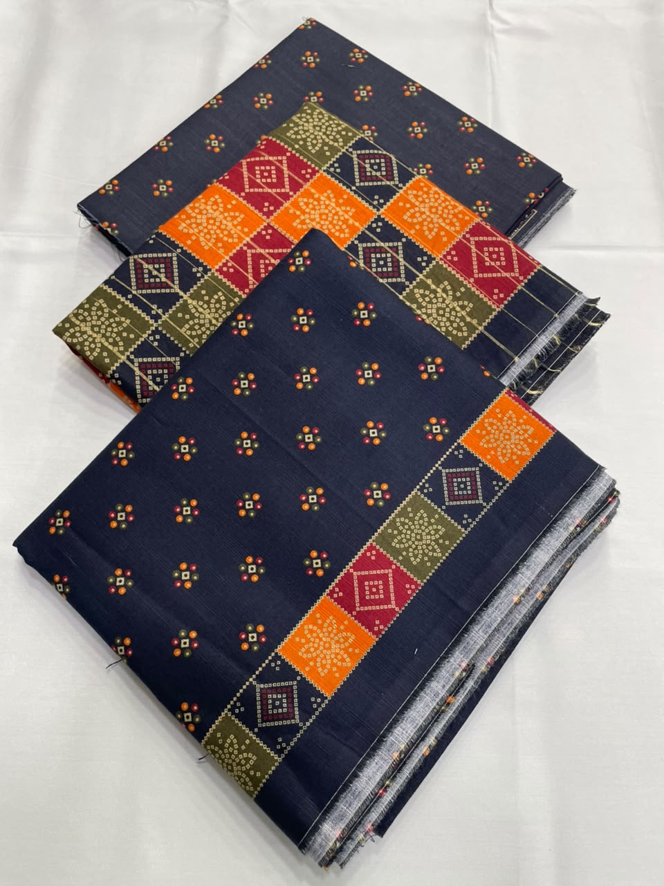 Bin Saeed Khaddar 3 Piece Unstitched Suit – Printed Collection