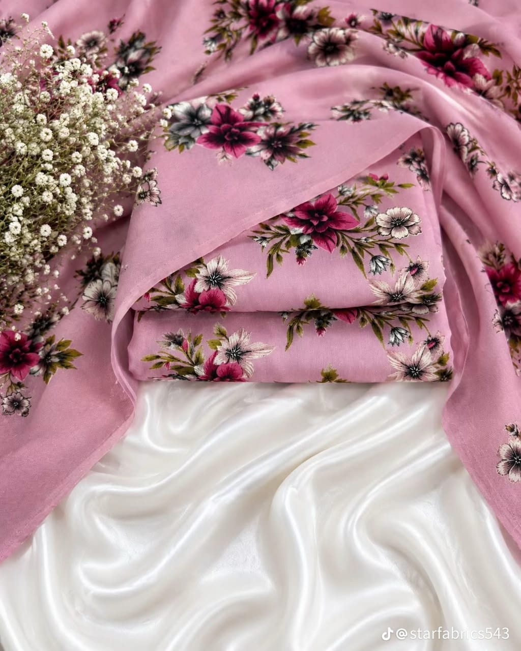 Printed Thai Marina 3 Piece Suit with Wool Shawl